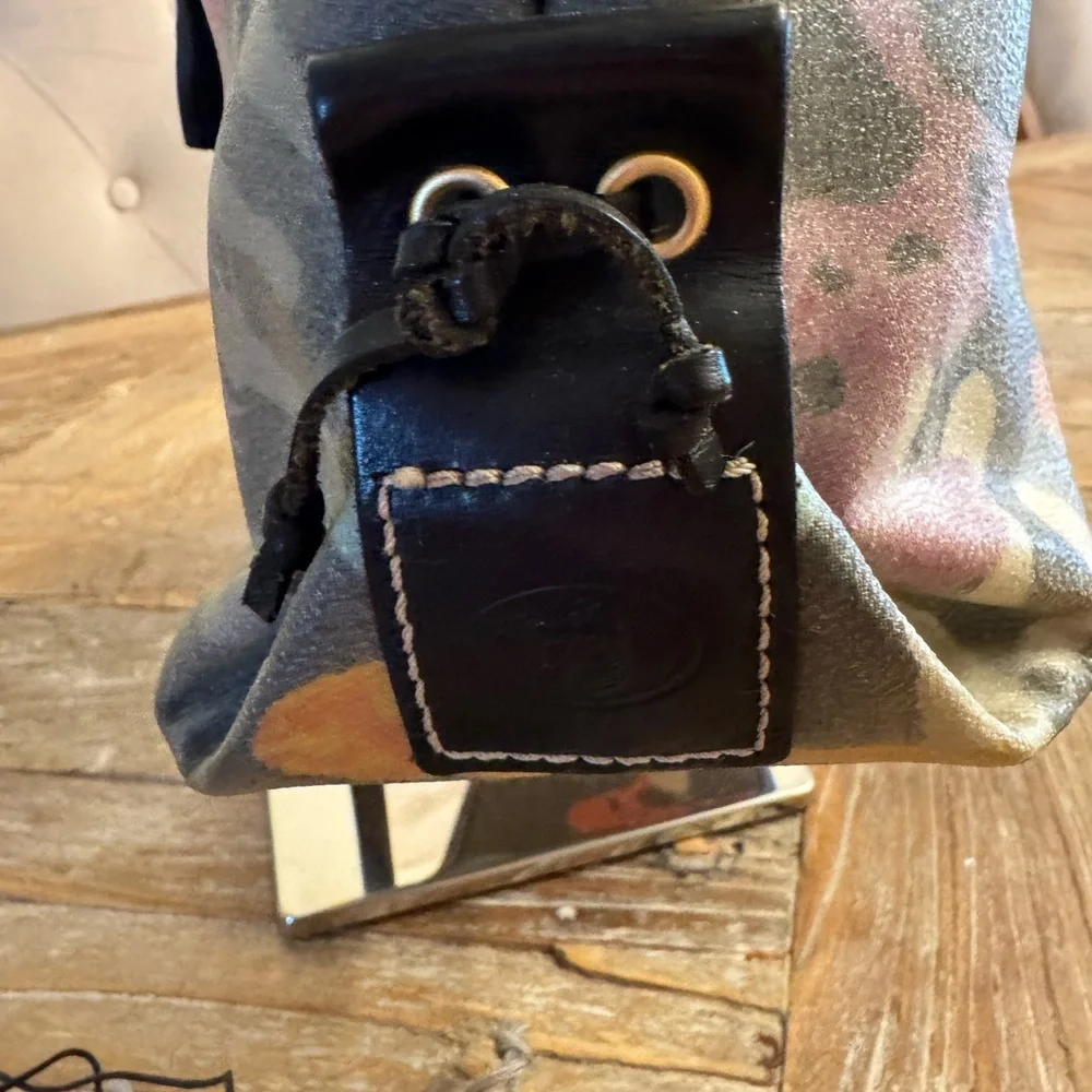 Dooney & Bourke Multicolor Handprint Bag Bundle